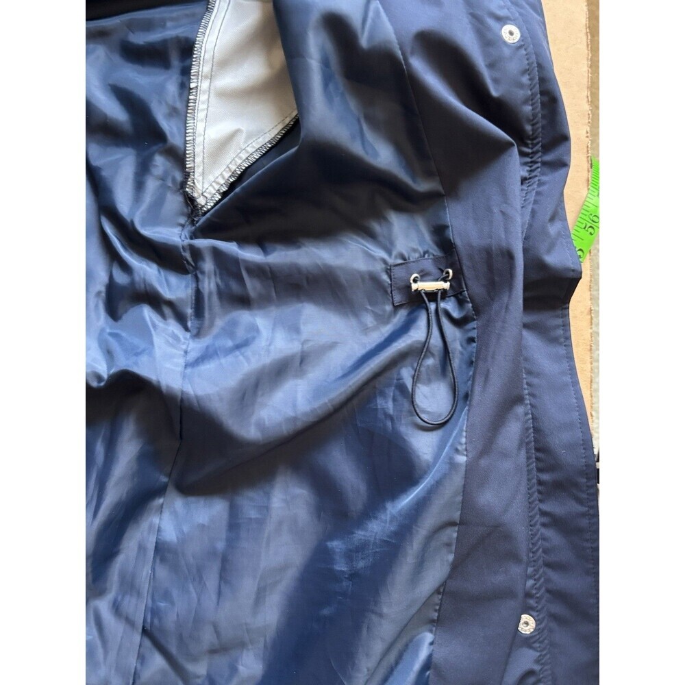 NAUTICA Anorak Windbreaker Hooded Lightweight Navy Rain Jacket Women’s Size XS - Picture 14 of 15